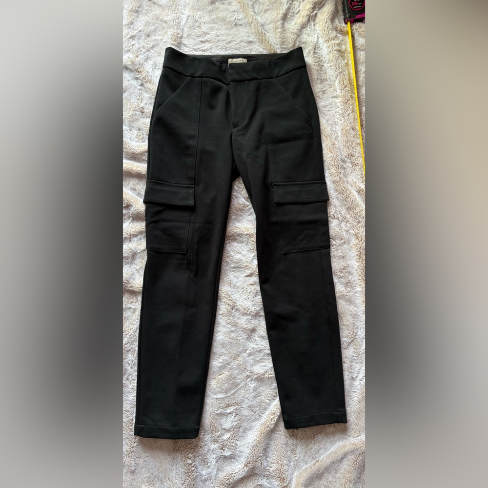 Anthropologie black cargo pants